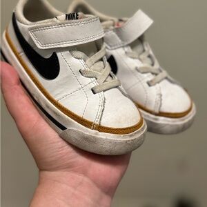 Nike Kids White and Black Sneakers